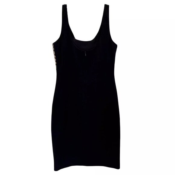 Diane Von Furstenberg Arianna Leopard Print Jacquard Dress Size 6 - Picture 3 of 9